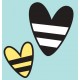 Sticker papillon blanche