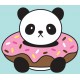 Sticker panda petit ronfleur