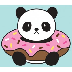 Sticker panda petit ronfleur