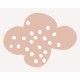 Sticker etoile filante blanche