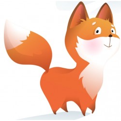 Sticker ours avec ski