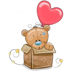 Sticker ourson pirate