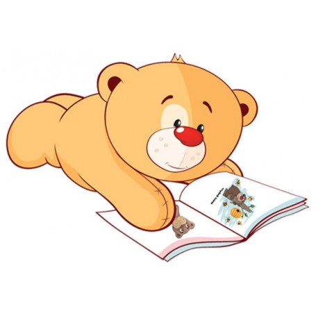 Sticker ours coeur rouge