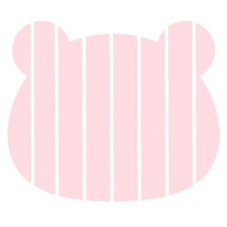 Sticker ours coeur orange