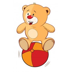 Sticker petit ourson couette