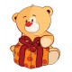 Sticker ours marche