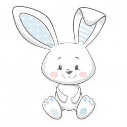 Sticker nuage blanc