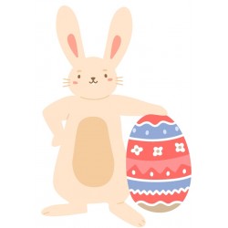 Sticker maman lapin