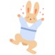 Sticker lapin paques