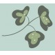 Sticker lapin s'envole avec ballons