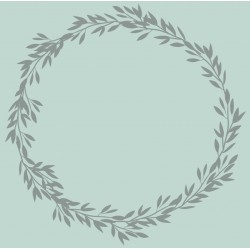 Sticker fleurs vintage deco