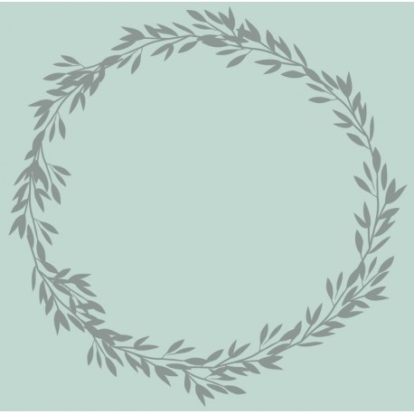 Sticker fleurs vintage deco