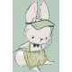 Sticker lapin danse