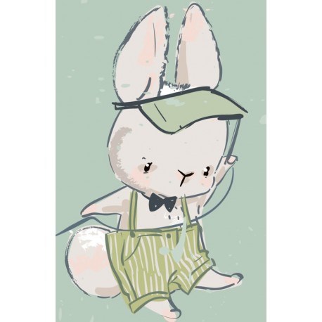 Sticker lapin danse