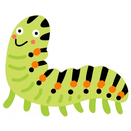 Sticker coccinelle en vol