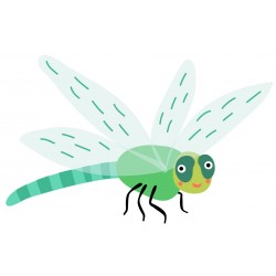 Sticker cerise sur fourmi