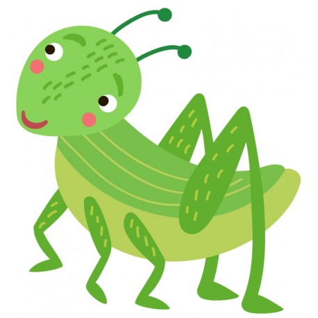 Sticker herbe deco sol