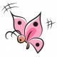 Sticker sauterelle deco