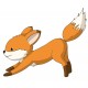 Sticker renard ecoute