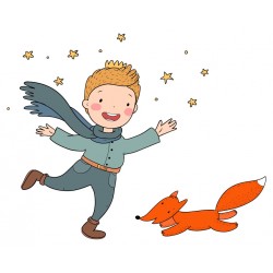 Sticker petit renard peneau