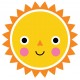Sticker soleil happy