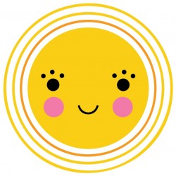 Sticker soleil mimi