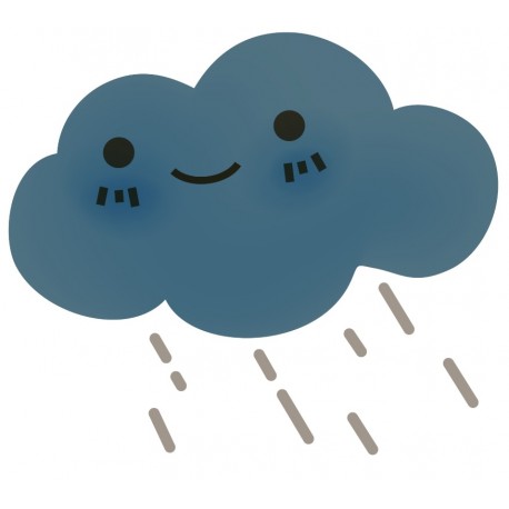 Sticker bonhomme lune