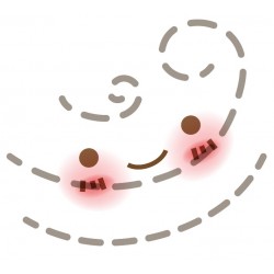 Sticker bonhomme nuage pluie