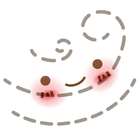 Sticker bonhomme nuage pluie