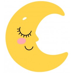 Sticker bonhomme etoile rose