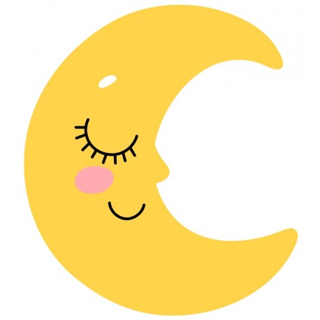 Sticker bonhomme etoile rose