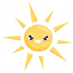 Sticker bonhomme nuage dort