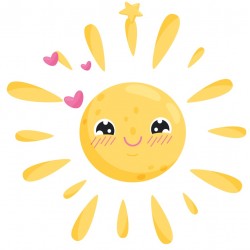 Sticker etoile eclatante