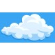 Sticker jolie nuage forme
