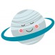 Sticker nuage forme maigre