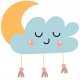 Sticker planete deco bebe