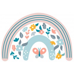 Sticker arc en ciel en sommeil