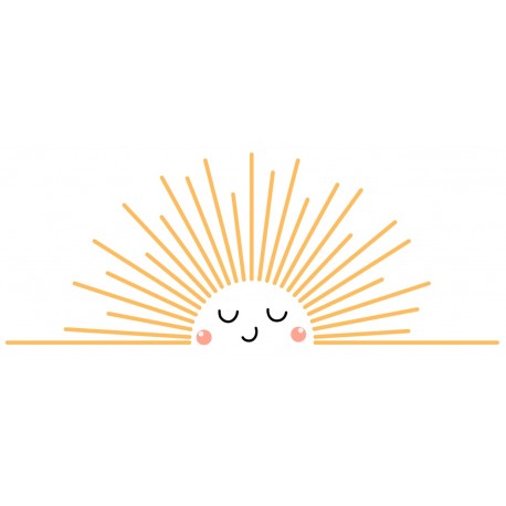 Sticker nuage pleur coeur