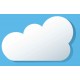 Sticker mural nuage deco