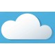 Sticker mural nuage ciel deco