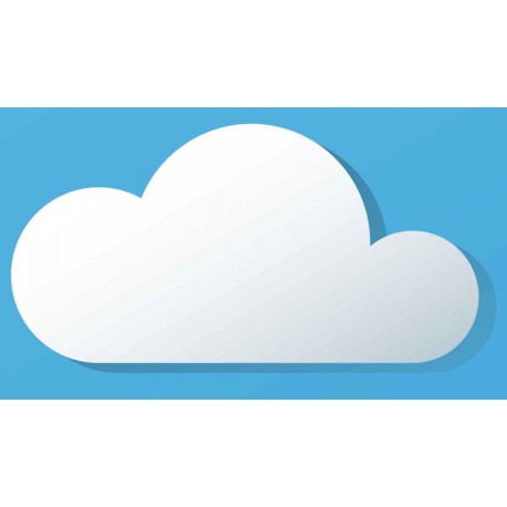 Sticker mural nuage ciel deco