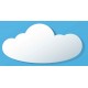 Sticker nuage ciel deco