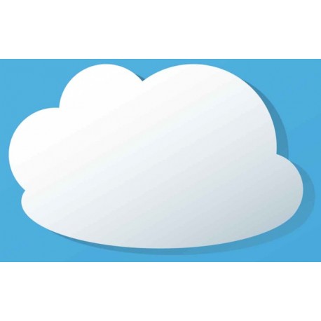 Sticker nuage ciel deco