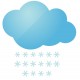 Sticker nuages sombre