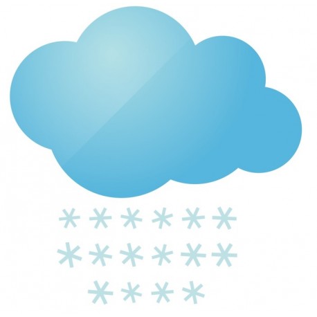 Sticker nuages sombre