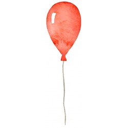 Sticker ballon jaune