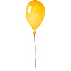 Sticker ballon moutarde