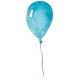 Sticker ballon bleu pastel