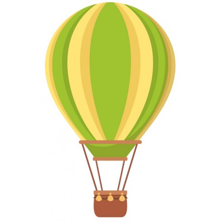 Sticker ballon montgolfiere
