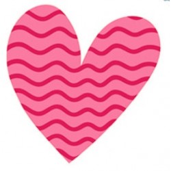 Sticker coeur etoile jaune et vert